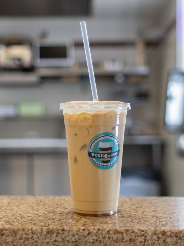 _31A1803 Iced latte at DDK Coffee in Stow MA